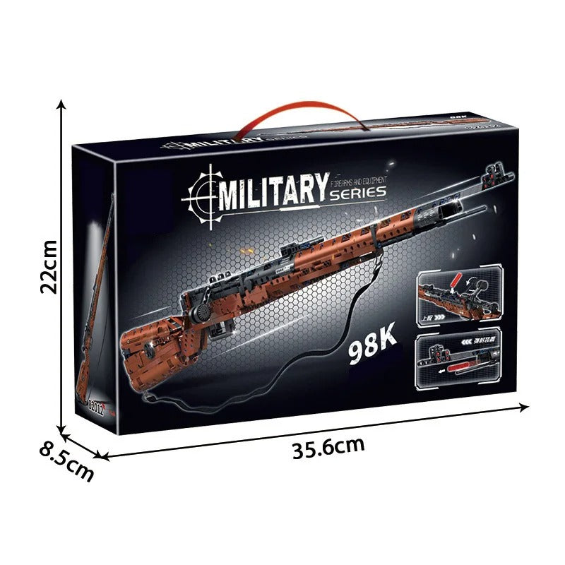 Brick Strike Signature 98K Brick-Built Rifle (1206 pcs)