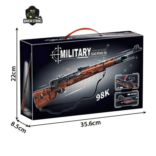 Brick-Built 98K Rifle (1206 pcs)  BRICKSTRIKE™