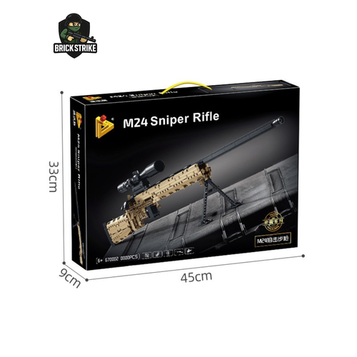 Brick-Built M24 Desert Sniper (1073 pcs) BRICKSTRIKE™