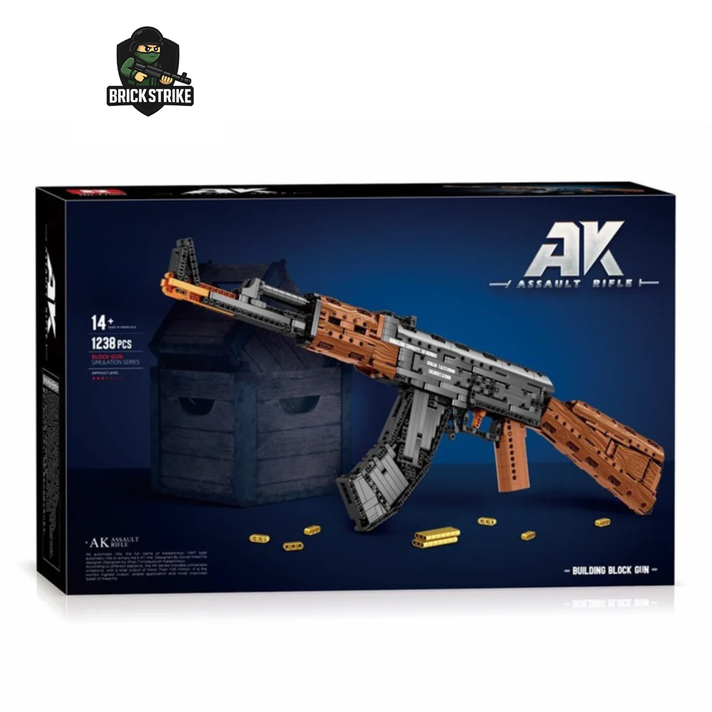 AK-47 Building Block Model (1366 PCS)