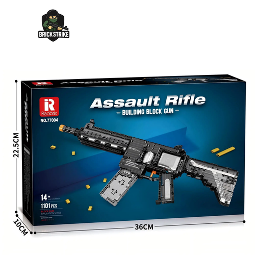 REOBRIX M416 Rifle 1101 Piece Electric Building Block Toy Gun Model