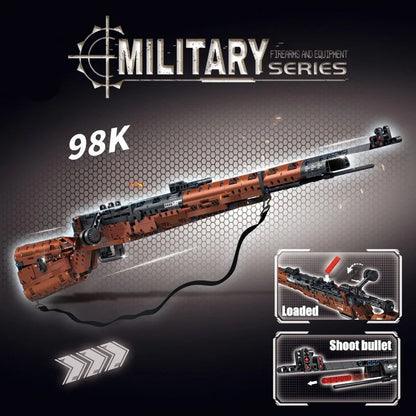Brick Strike Signature 98K Brick-Built Rifle (1206 pcs)